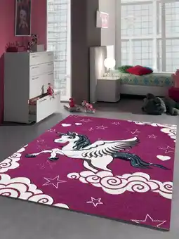 Möbel Inhofer merinos Kinderteppich Fuchsia Angebot