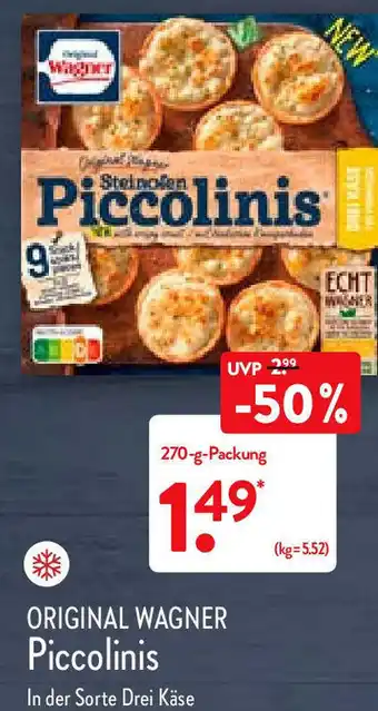 Aldi Nord Original Wagner Piccolinis 270-g-Packung Angebot