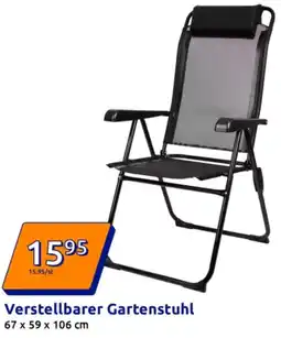 Action Verstellbarer Gartenstuhl Angebot