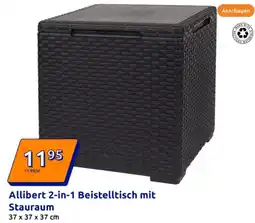 Action Allibert 2-in-1 Beistelltisch mit Stauraum Angebot