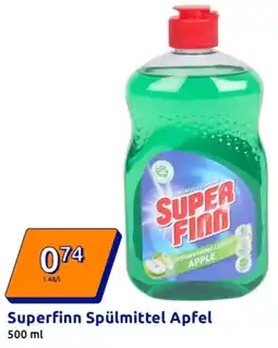 Action Superfinn Spülmittel Apfel Angebot