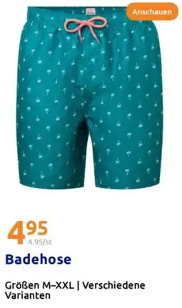 Action Badehose Angebot