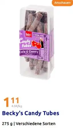 Action Becky's Candy Tubes Angebot