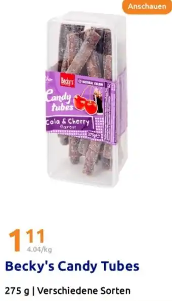 Action Becky's Candy Tubes Angebot