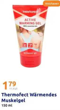 Action Thermofect Wärmendes Muskelgel Angebot