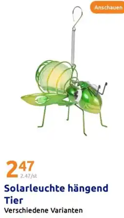 Action Solarleuchte hängend Tier Angebot