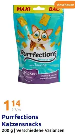 Action Purrfections Katzensnacks Angebot