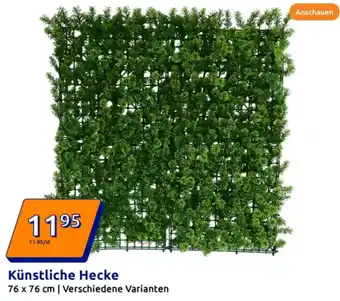 Action Künstliche Hecke Angebot
