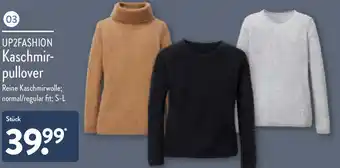 Aldi Nord Up2Fashion Kaschmir-Pullover Angebot
