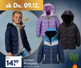 Aldi Nord Pocopiano Winterjacke 122-158 Angebot