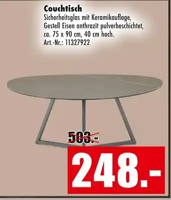 Möbel Mahler Couchtisch Angebot