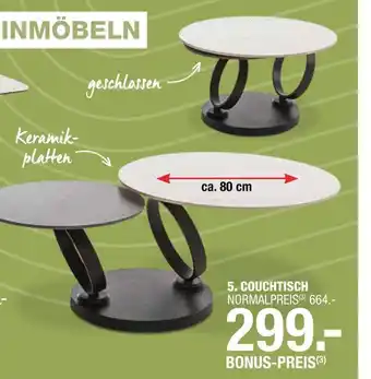 Hofmeister Couchtisch Angebot