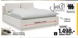 Hofmeister Musterring polsterbett „just b sc200“ Angebot