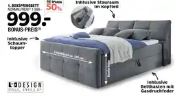 Hofmeister Design paul phillip boxspringbett „reggae“ Angebot