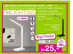 Möbel Inhofer Fh lighting led-akku-schreibtischleuchte „ole“ Angebot