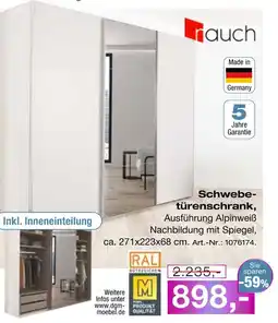 Möbel Inhofer Rauch schwebetürenschrank Angebot