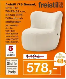 Möbel Inhofer Freistil rolf benz freistil 173 sessel Angebot