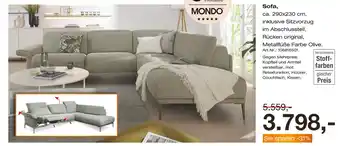 Möbel Inhofer Mondo sofa Angebot