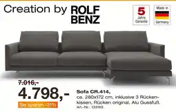 Möbel Inhofer Rolf benz sofa cr.414 Angebot