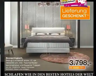Möbel Inhofer Boxspringbett Angebot