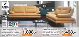 Möbel Inhofer Calia italia 1. sofa oder 2. sofa Angebot
