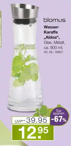 Möbel Inhofer Blomus wasser-karaffe „aldoa“ Angebot