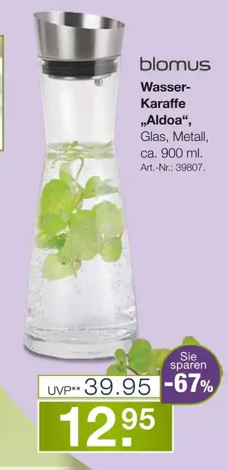 Möbel Inhofer Blomus wasser-karaffe „aldoa“ Angebot