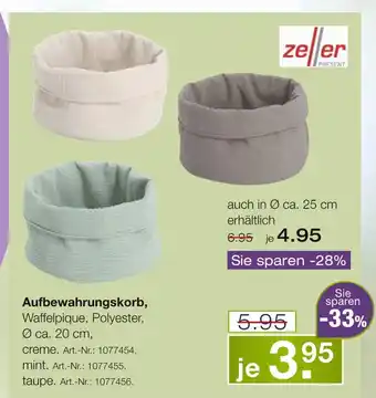 Möbel Inhofer Zeller aufbewahrungskorb Angebot