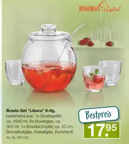 Möbel Inhofer Bohemia cristal bowle-set libera 9-tlg Angebot