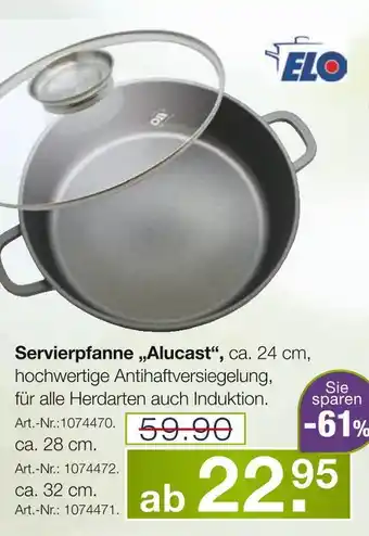 Möbel Inhofer Elo servierpfanne „alucast“ Angebot