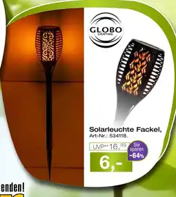 Möbel Inhofer Globo lighting solarleuchte fackel Angebot