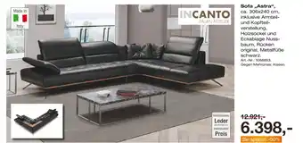 Möbel Inhofer Incanto sofa „astra“ Angebot