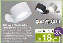 Möbel Inhofer Led-akku-wandleuchte magnetics Angebot