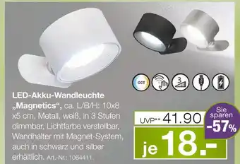 Möbel Inhofer Led-akku-wandleuchte magnetics Angebot