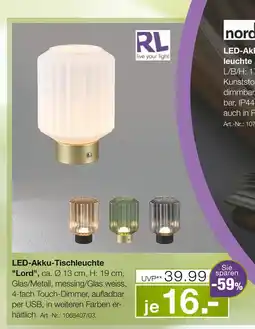 Möbel Inhofer Led-akku-tischleuchte lord Angebot
