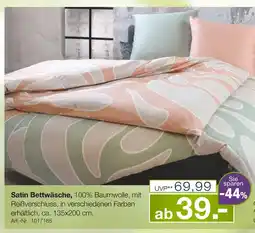 Möbel Inhofer Satin bettwäsche Angebot