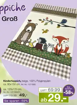 Möbel Inhofer Kinderteppich Angebot