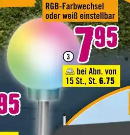 Hornbach Led-solarkugel Angebot