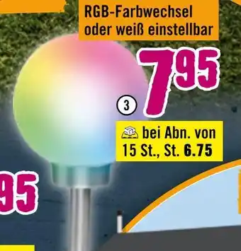 Hornbach Led-solarkugel Angebot