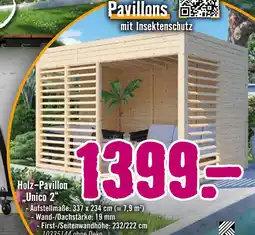 Hornbach Holz-pavillon „unico 2“ Angebot