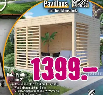 Hornbach Holz-pavillon „unico 2“ Angebot