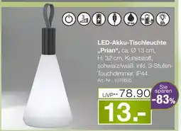 Möbel Inhofer Led-akku-tischleuchte „prian“ Angebot