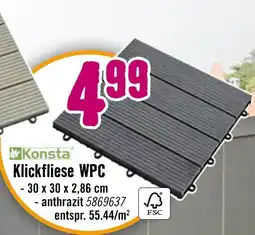 Hornbach Konsta, fsc klickfliese wpc Angebot