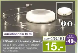 Möbel Inhofer Led led-akku-lichterkette „benni“ Angebot
