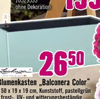 Hornbach Lechuza blumenkasten „balconera color“ Angebot