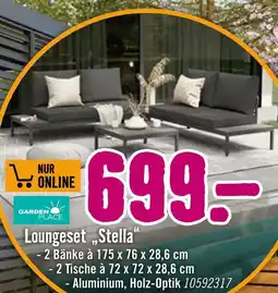 Hornbach Garden place loungeset stella Angebot