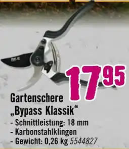 Hornbach Gartenschere bypass klassik Angebot