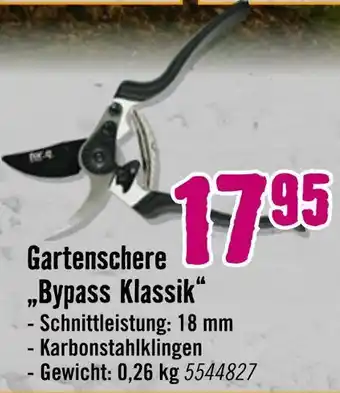 Hornbach Gartenschere bypass klassik Angebot