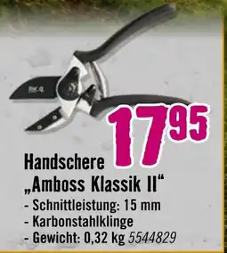 Hornbach Handschere amboss klassik ii Angebot