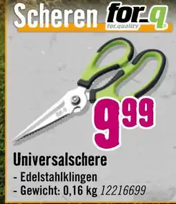 Hornbach For-q universalschere Angebot